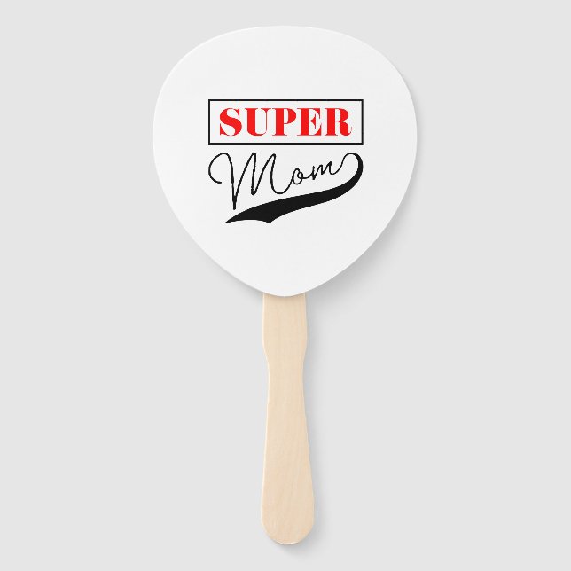 Abanico Super Mamá (Reverso)