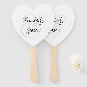 Abanico Sus nombres y sus guiones, negros y grises