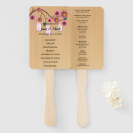 Abanico Tarros de Mason Florales Rosa Rústica Ligera Boda