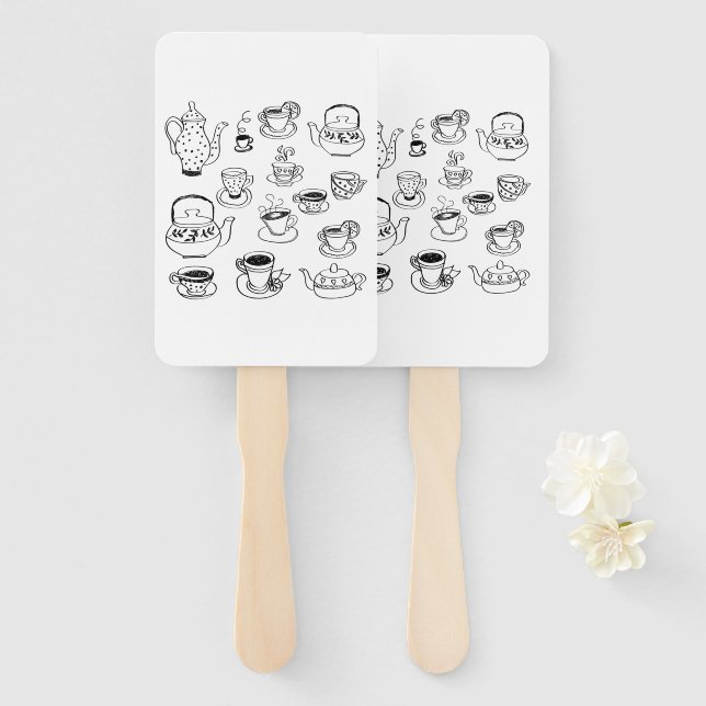 Abanico Té (Anverso y reverso)