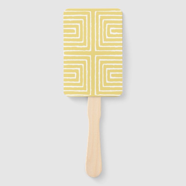 Abanico Tela de barro del patrón panafricano de mazorca tr (Anverso)