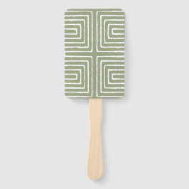 Abanico Tela de barro del patrón panafricano de mazorca tr