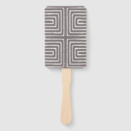 Abanico Tela de barro del patrón panafricano de mazorca tr