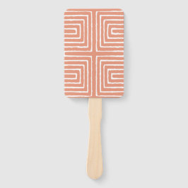 Abanico Tela de barro del patrón panafricano de mazorca tr