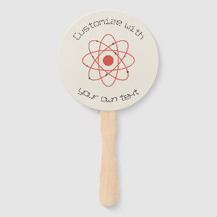 Abanico Texto de Personalizado de ciencia de estructura de