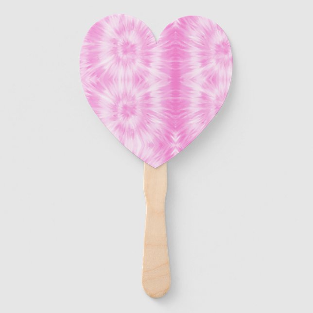 Abanico Tiedye Pink Spiral Hippie Tye Dye (Anverso)