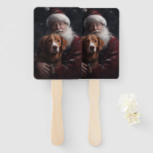 Abanico Toller de Nueva Escocia con Santa Claus Festivo