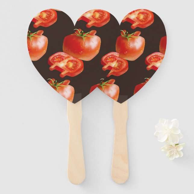 Abanico Tomate fresco (Anverso y reverso)