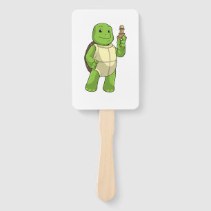 Abanico Tortuga en ajedrez con pieza de ajedrez peón