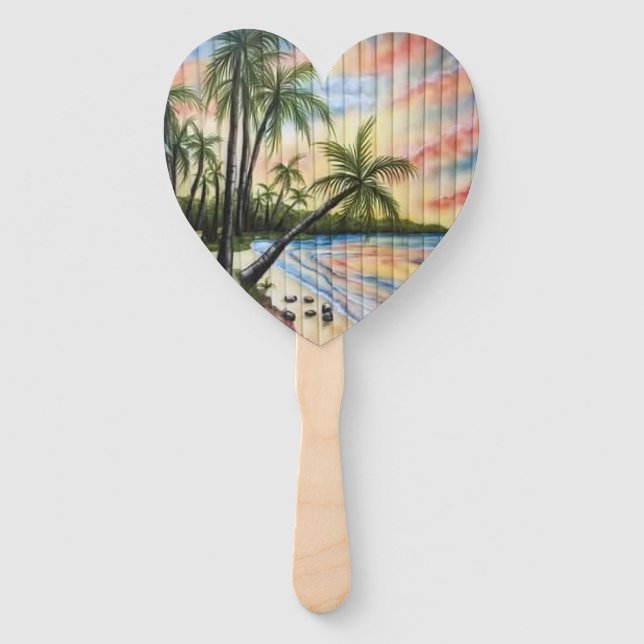 ABANICO TROPICAL PALM TREES BEACH BLINDS (Anverso)