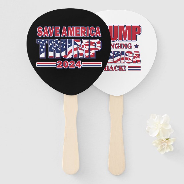 Abanico Trump 2024 (Anverso y reverso)