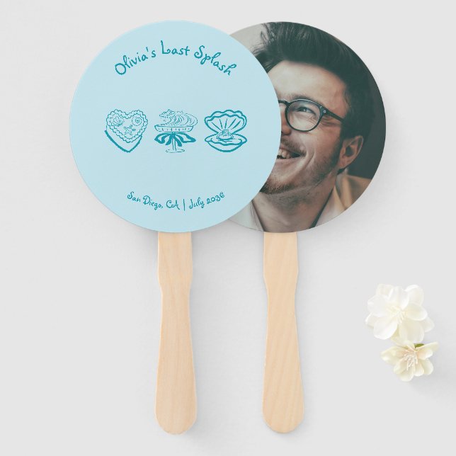 Abanico Última foto de decorador de Bachelorette Party (Anverso y reverso)