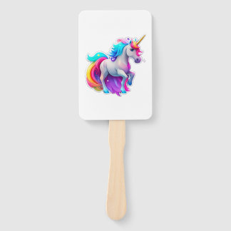 Abanico Un precioso Pegatina unicornio 2