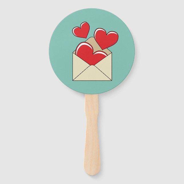 Abanico Una carta de amor (Anverso)