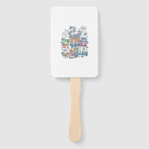Abanico Unicornio impulsado por libros y sueños diurnos Ka