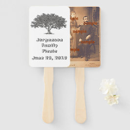 Abanico Ventilador - Árbol de la unión familiar