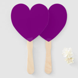 Abanico Ventilador clásico del corazón púrpura para elegan