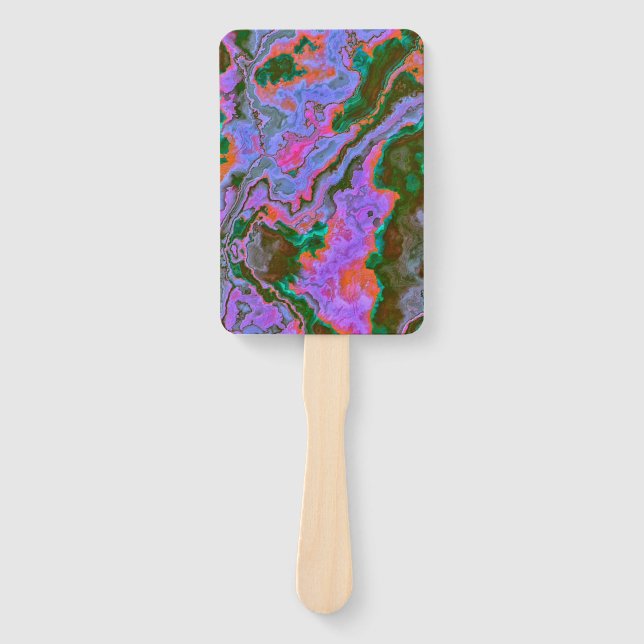 Abanico Ventilador de la mano de Marble amargo (Anverso)
