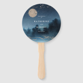 Abanico Ventilador de la mano del programa de bodas de pai