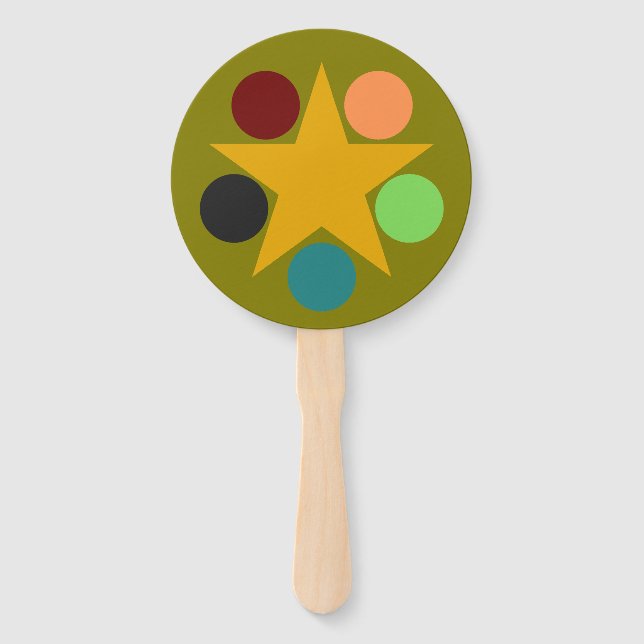 Abanico ventilador de mano (Anverso)