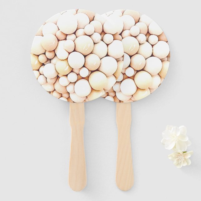 Abanico Ventilador de mano Baby Shower para Elephant Ballo (Anverso y reverso)