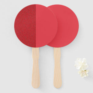Abanico Ventilador de mano del Personalizado rojo del toma