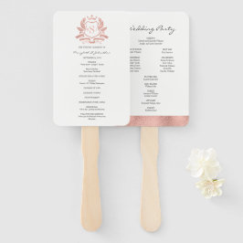 Abanico Ventilador de mano del programa clásico Rosa Escud