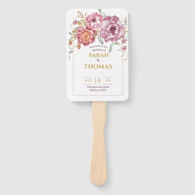 Abanico Ventilador de mano del programa (frontal y posteri (Anverso)