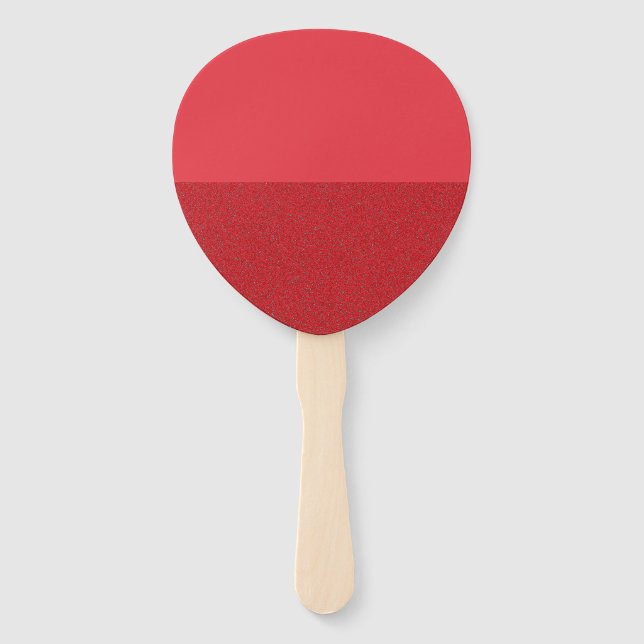 Abanico Ventilador de Petal de semicírculo - Rojo de tomat (Anverso)