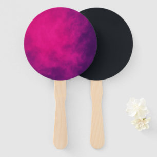 Abanico Ventilador de remo redondo personalizado - Rosa ne