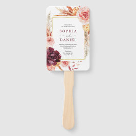 Abanico Ventilador del programa Boho Pampas de Boda Grass 