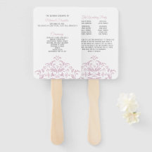 Ventilador del programa de bodas Damask elegante r