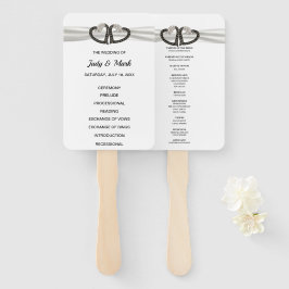 Abanico Ventilador del programa de bodas de corazón de dia