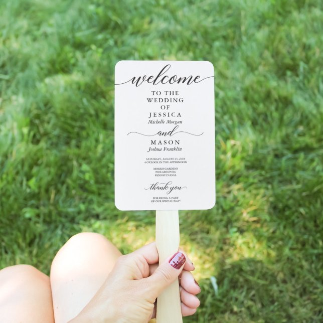 Abanico Ventilador del programa de bodas de guiones clásic (Subido por el creador)