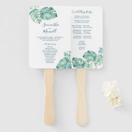 Abanico Ventilador del programa de bodas de vegetación tro