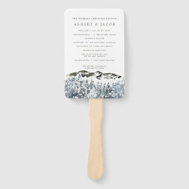 Abanico Ventilador del programa de bodas rusticas de invie