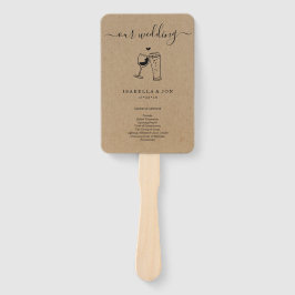 Abanico Ventilador del programa de Masa/Ceremonia boda - V