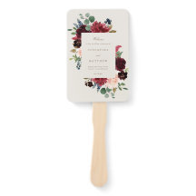 Ventilador del programa Fall Elegance Wedding