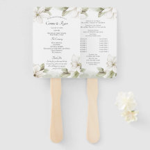 Ventilador del programa Floral Mountain Wedding
