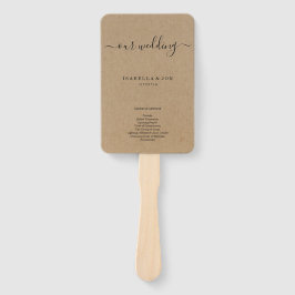 Abanico Ventilador del programa Masa/Ceremonia boda - Kraf