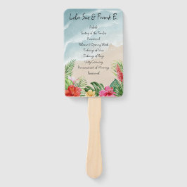 Abanico Ventilador del programa Paradise Blooms Wedding