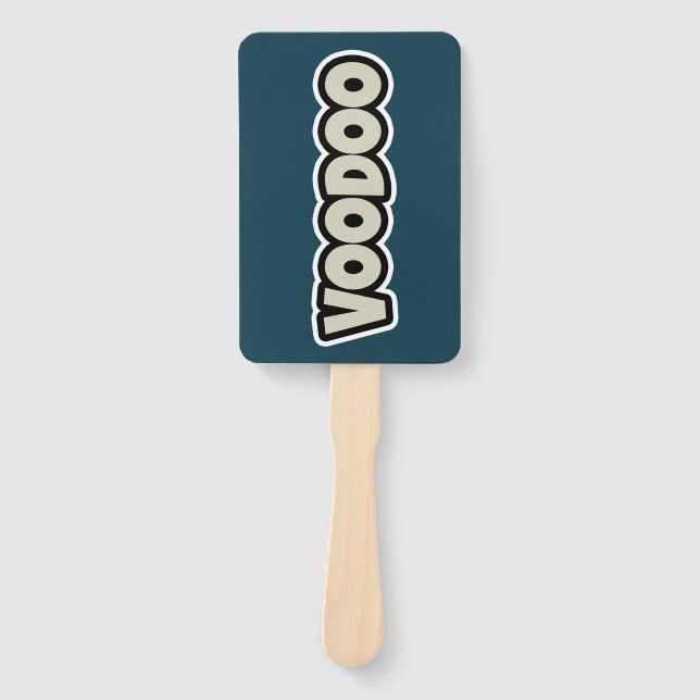 Abanico Ventilador del Programa Rectángulo Token Voodoo (Anverso)