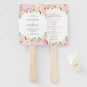 Abanico Ventilador del programa Rosa de bodas con flores r