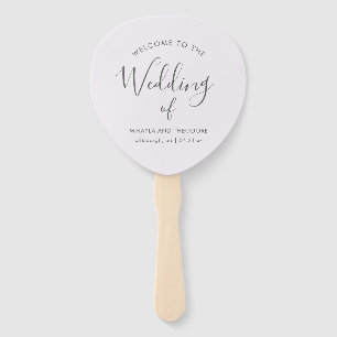 Abanico Ventilador del programa Soft Purple Wedding simple