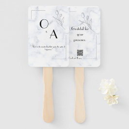 Abanico Ventilador elegante de la mano de mármol para duch