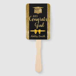 Abanico ventilador elegante de mano de graduación