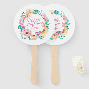 Abanico Ventilador elegante feliz Día de la Madre