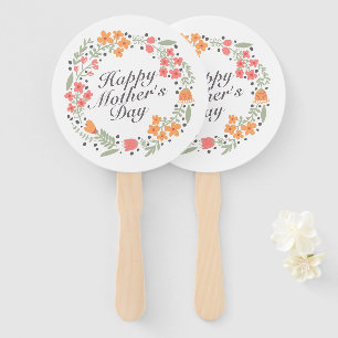 Abanico Ventilador elegante feliz Día de la Madre