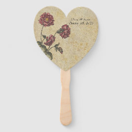 Abanico Ventiladores Bodas de Elegancia Oscura