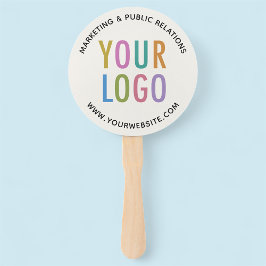 Abanico Ventiladores de papel Personalizado de Ecru en un 